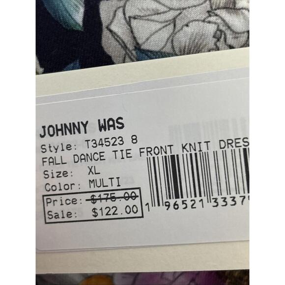 NWT John Was Fall Dance Tie Front Dress XL New With Tags - Picture 13 of 15